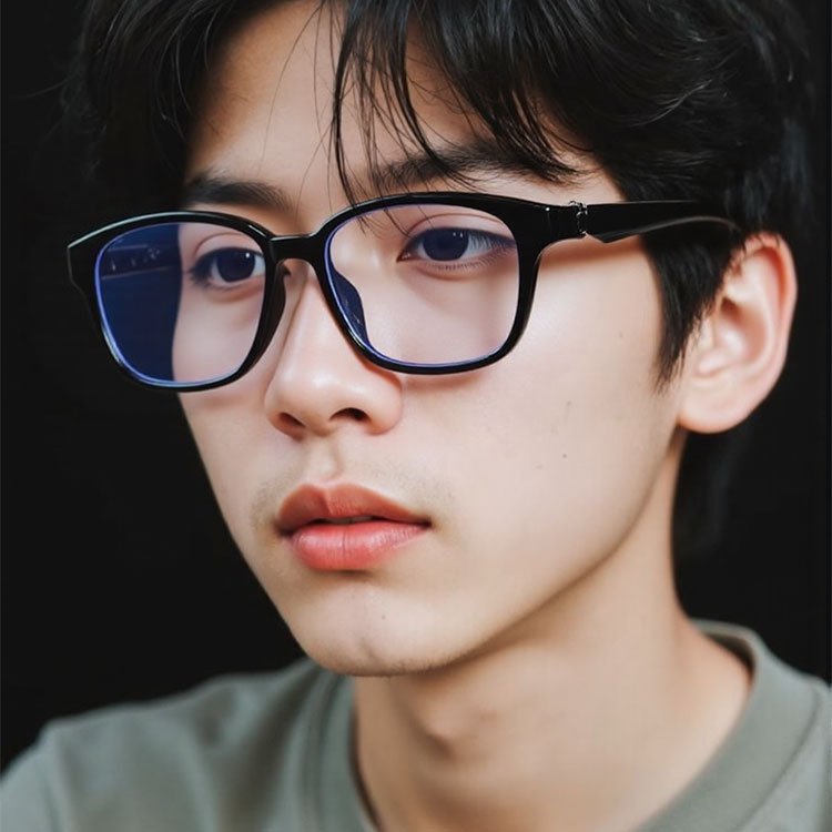 Anti-blue light auto-focus progressive multi-focal near and far reading glasses