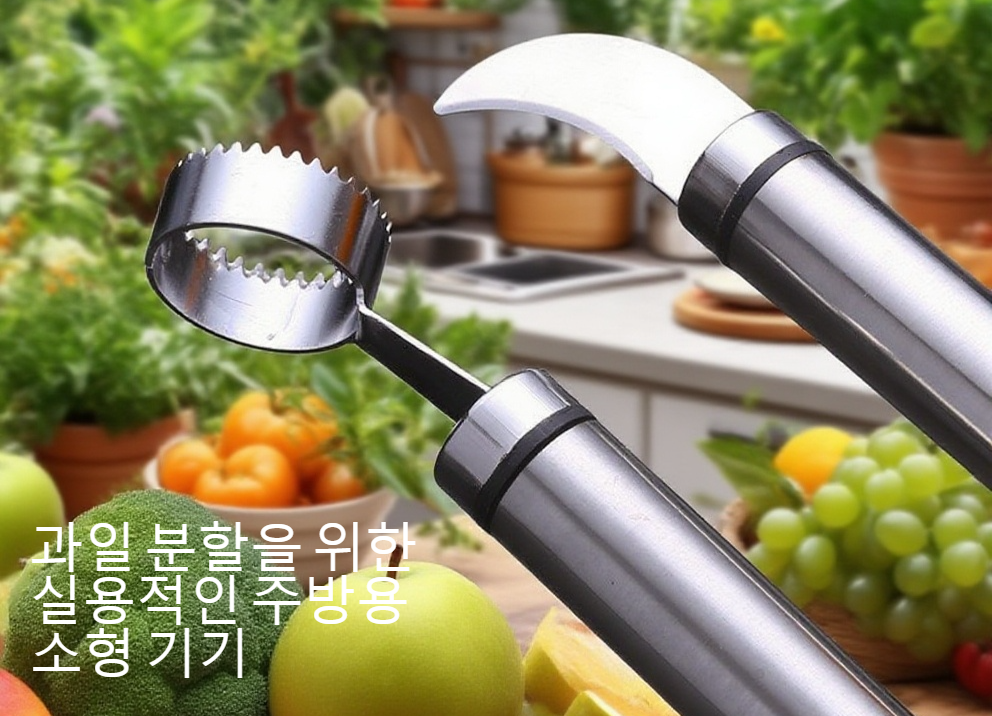 더블 헤드 디자인의 과일 분할 공구 디테일