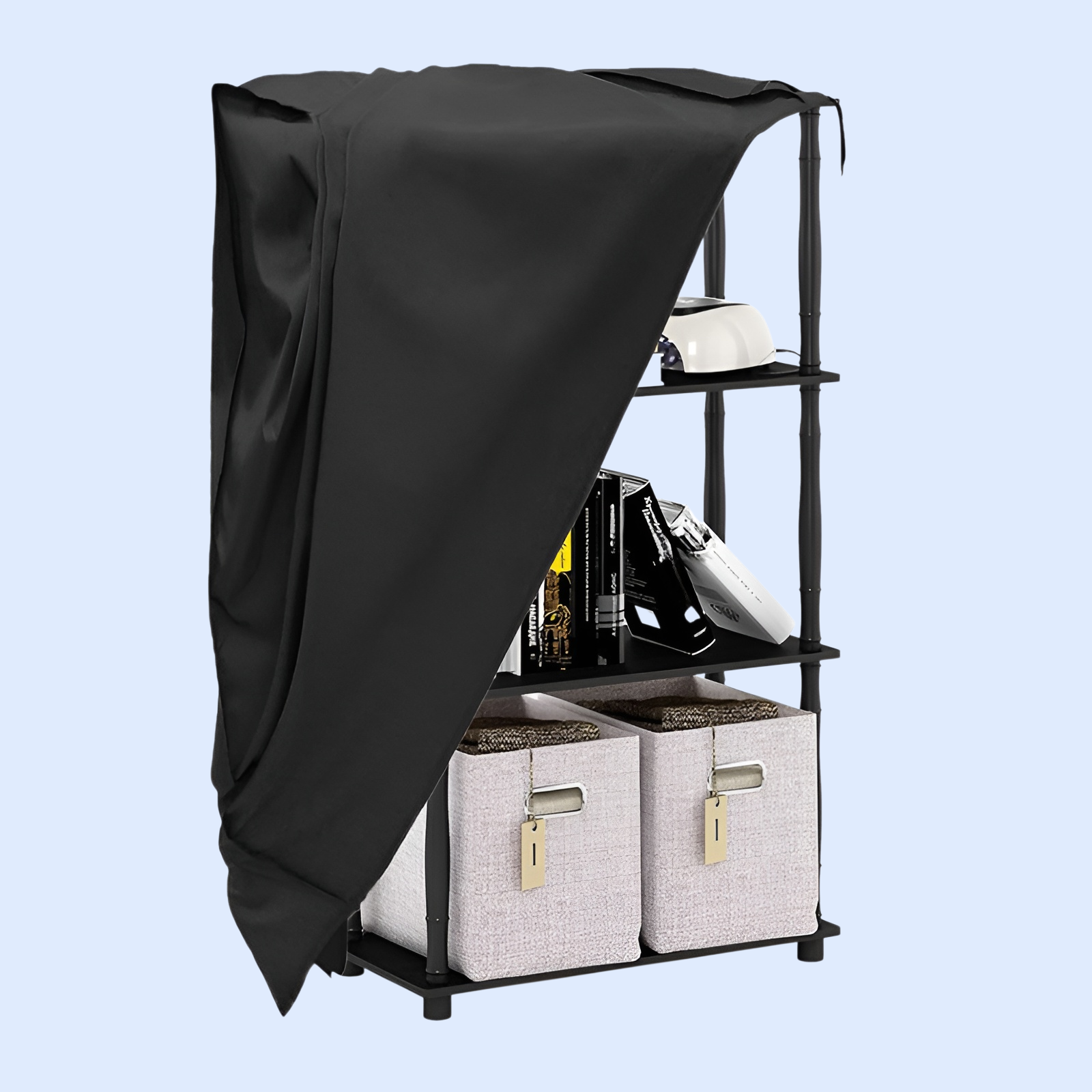 غطاء غبار لرفوف الأدوات المنزلية