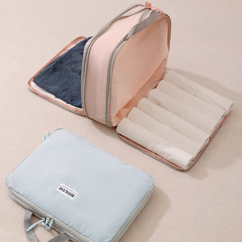 กระเป๋าเก็บของแบบบีบอัดสองหน้าใหม่