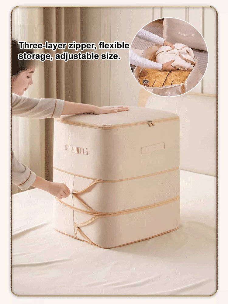 Three-layer foldable compression storage bag [triple capacity]