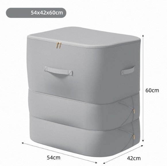 三層折りたたみ圧縮収納袋