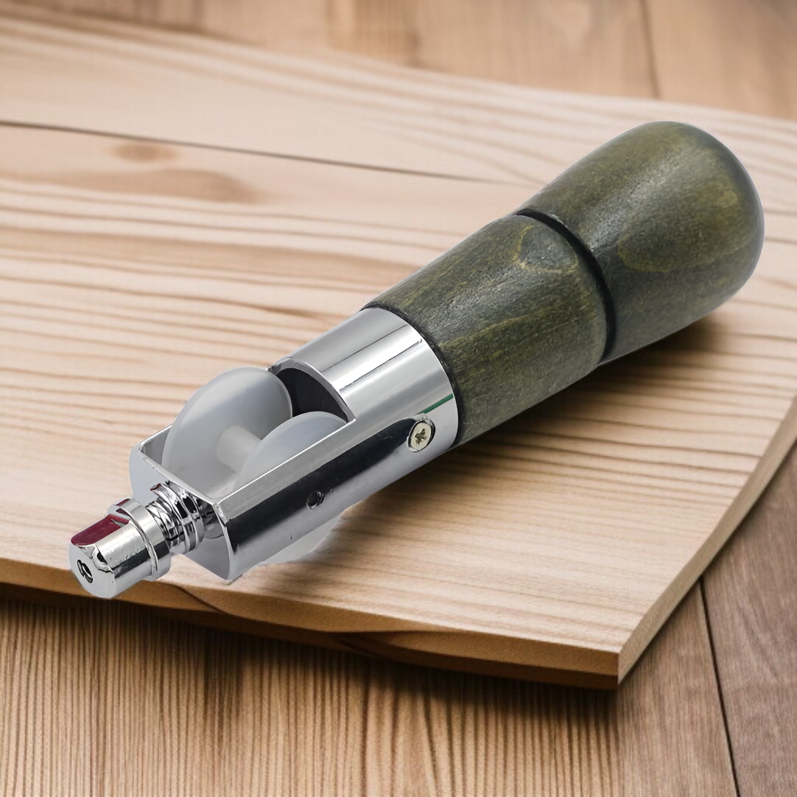 Herramienta de costura manual para cuero DIY, perforadora de cuero curtido vegetal