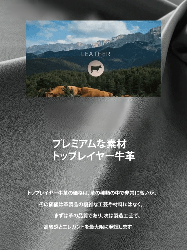 メンズ本革厚底サンダル