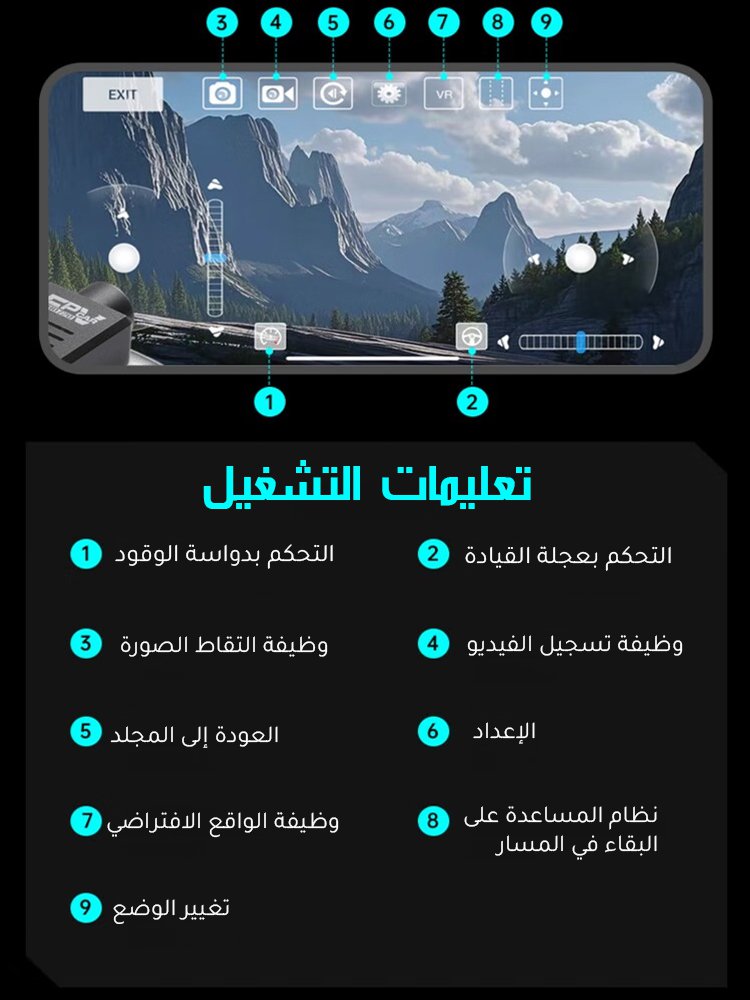لعبة سيارة بورشه بتحكم عن بعد ومزودة بكاميرا 