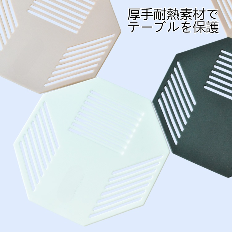 無地ダイニングテーブル幾何学的断熱パッドポットマットホームキッチン厚手耐熱プレースマットプレートマットボウルマットティーコースター
