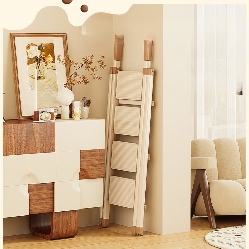 가정용 다용도 두꺼운 접이식 사다리 탄소강 실내 양용 신축 건조대 다용도 두꺼운 접이식 사다리 건조대