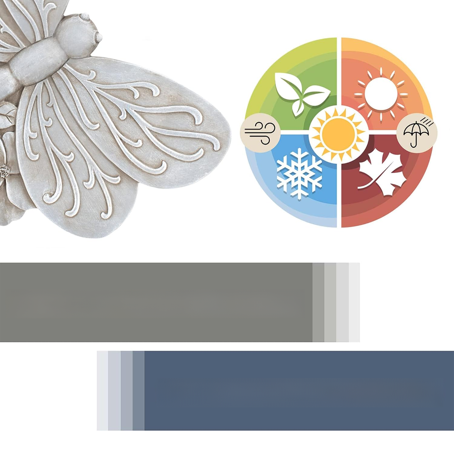 Decorative garden stepping stones