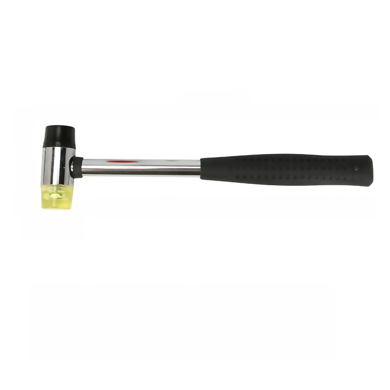 Rukojeť přívodní ocelové trubky vyměnitelná hlava průměr 25MM gumové instalační kladivo