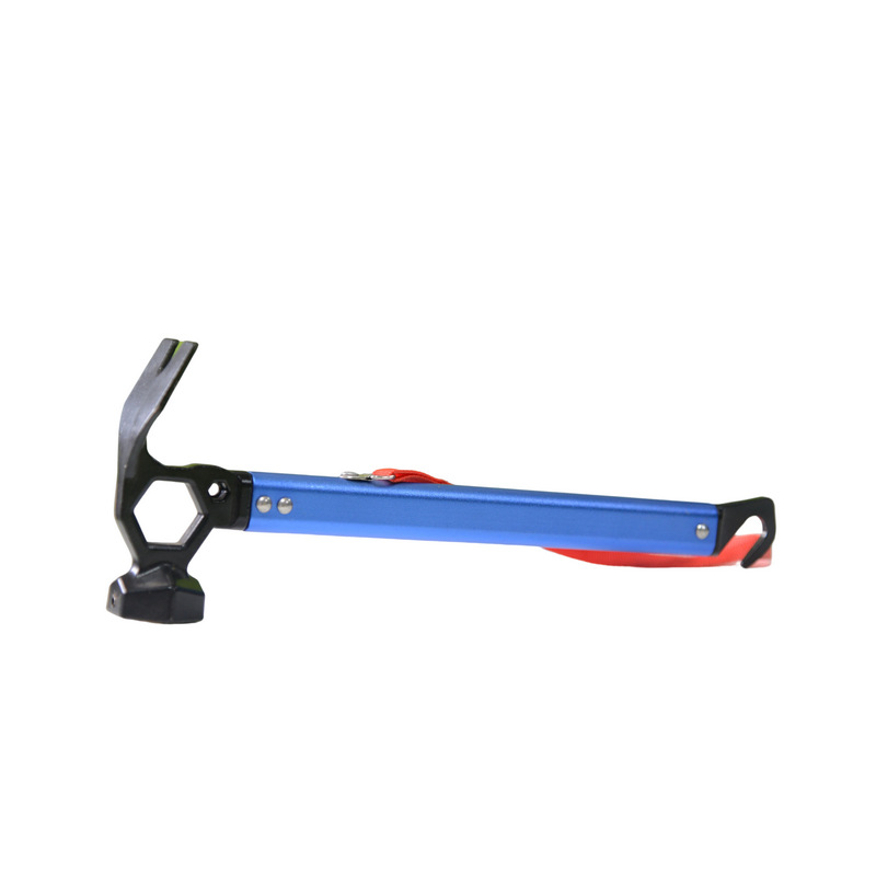Outdoor Multi-Tool Camping Tent Hexagonal Aluminum Handle Hammer