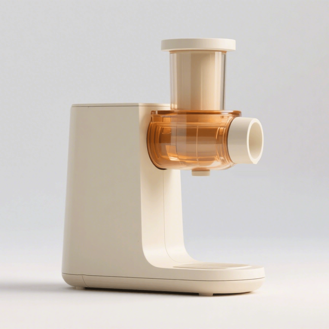 Exprimidor eléctrico de acrílico de alta potencia en la cocina