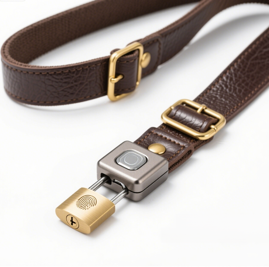 Sangle antivol robuste fixée à une caméra professionnelle