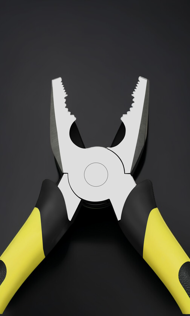 Precision cutting with labor-saving diagonal pliers