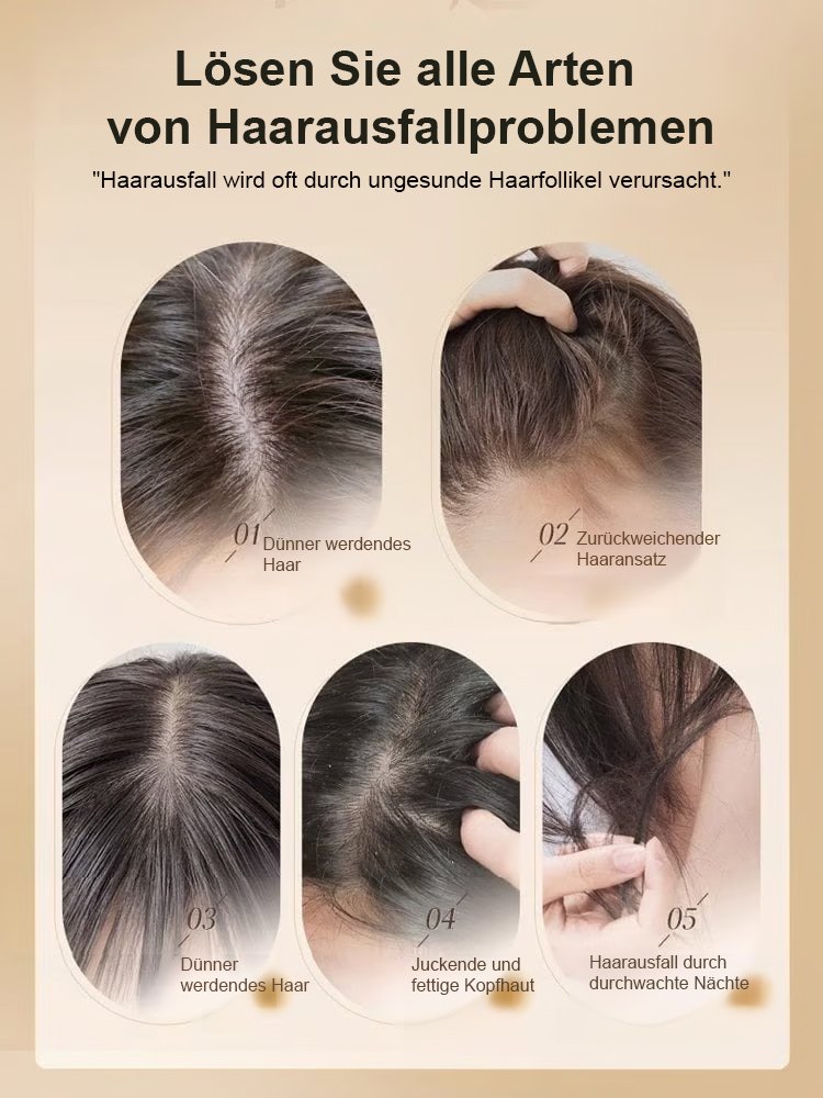 14 Tage zur Beendigung von Haarausfall】Reines natürliches Haarwuchs- und Pflegeöl-Seife