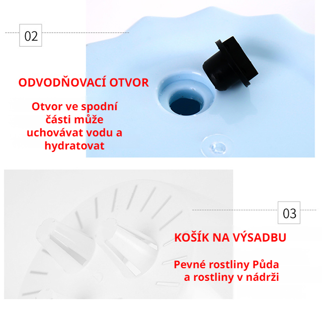 Závěsný květináč s květinami na zdi