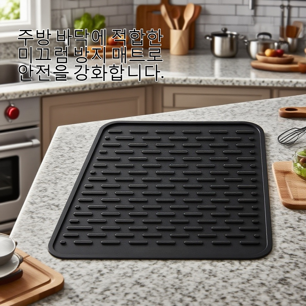 주방 미끄럼 방지 방수 방열 매트