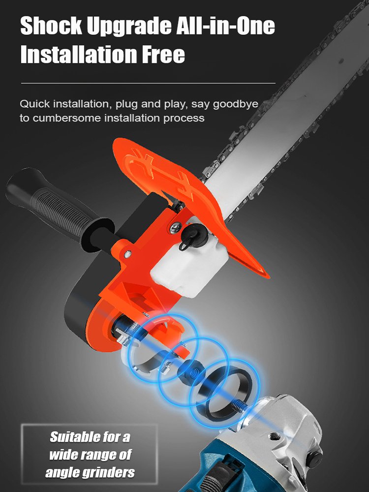 Angle grinder electric chain saw