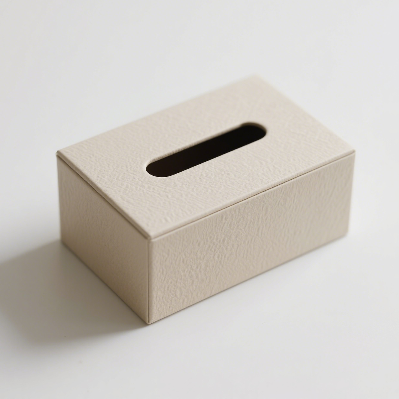 Exquisite Taschentuchbox aus Leder