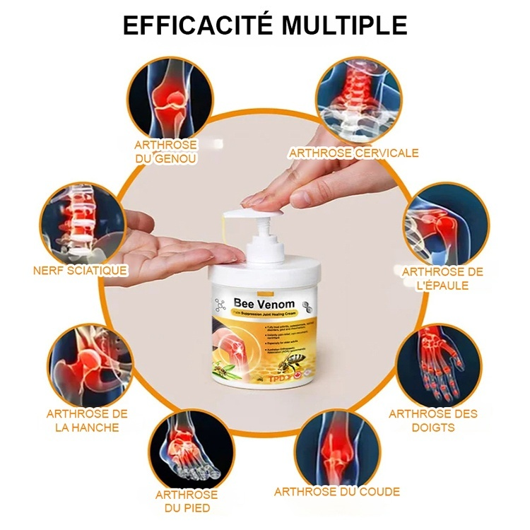 Laniska Crème Réparatrice pour Articulations au Venin d'Abeille
