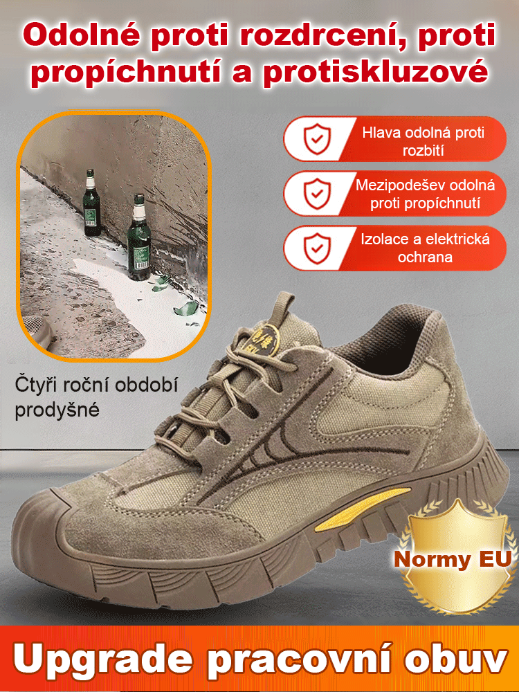 Prodýchací, odolné proti zápachu, protibodové boty