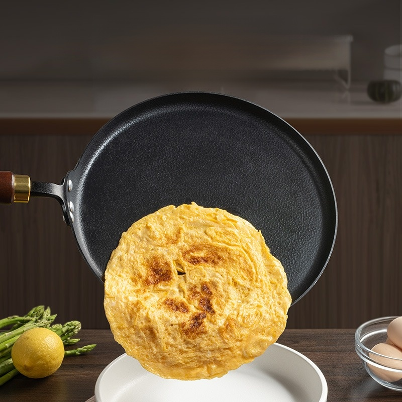 新しい無コーティングフライパン