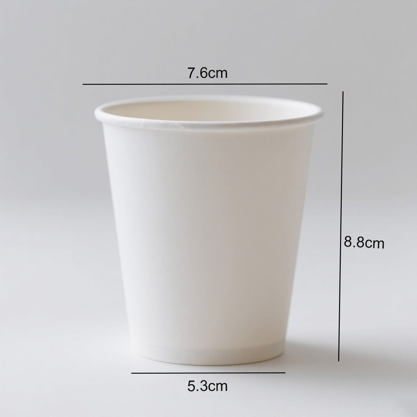 Detail papírových kelímků – kvalitní materiál