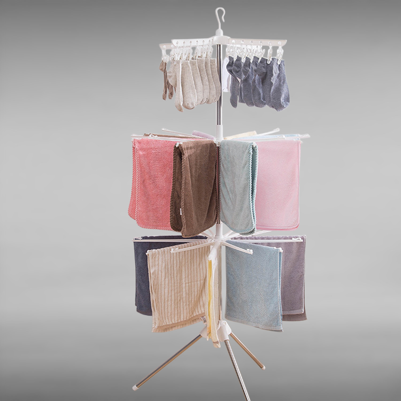 내구성 심플 실내 주꾸미 빨래건조대