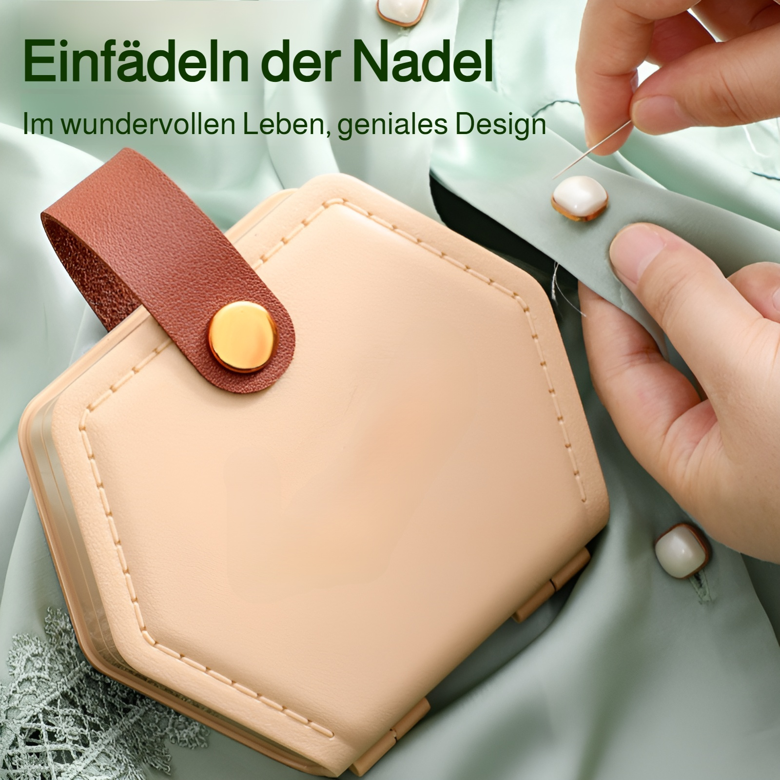 Vielseitiges Nähzubehör für schnelle Reparaturen zuhause