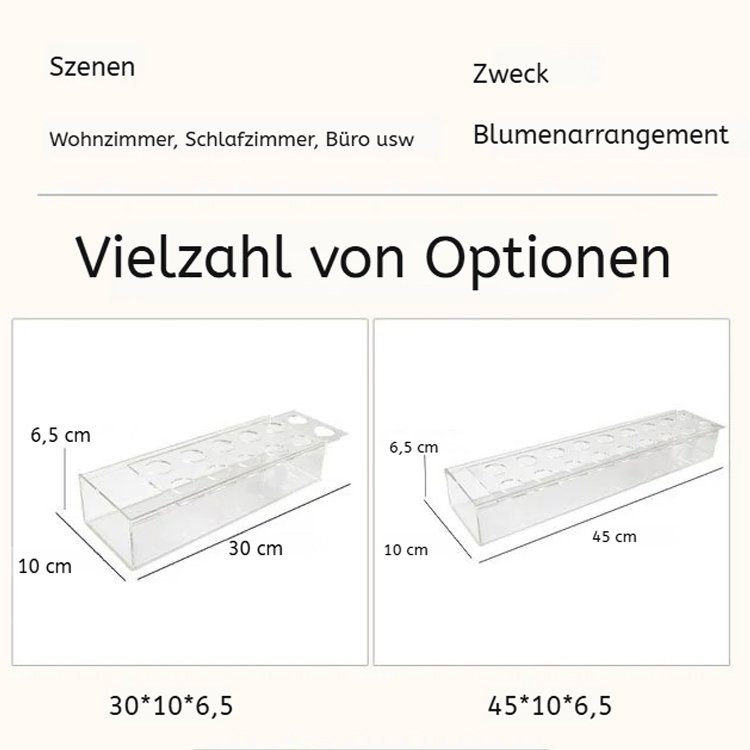 Moderne Acryl Rechteckige Vase