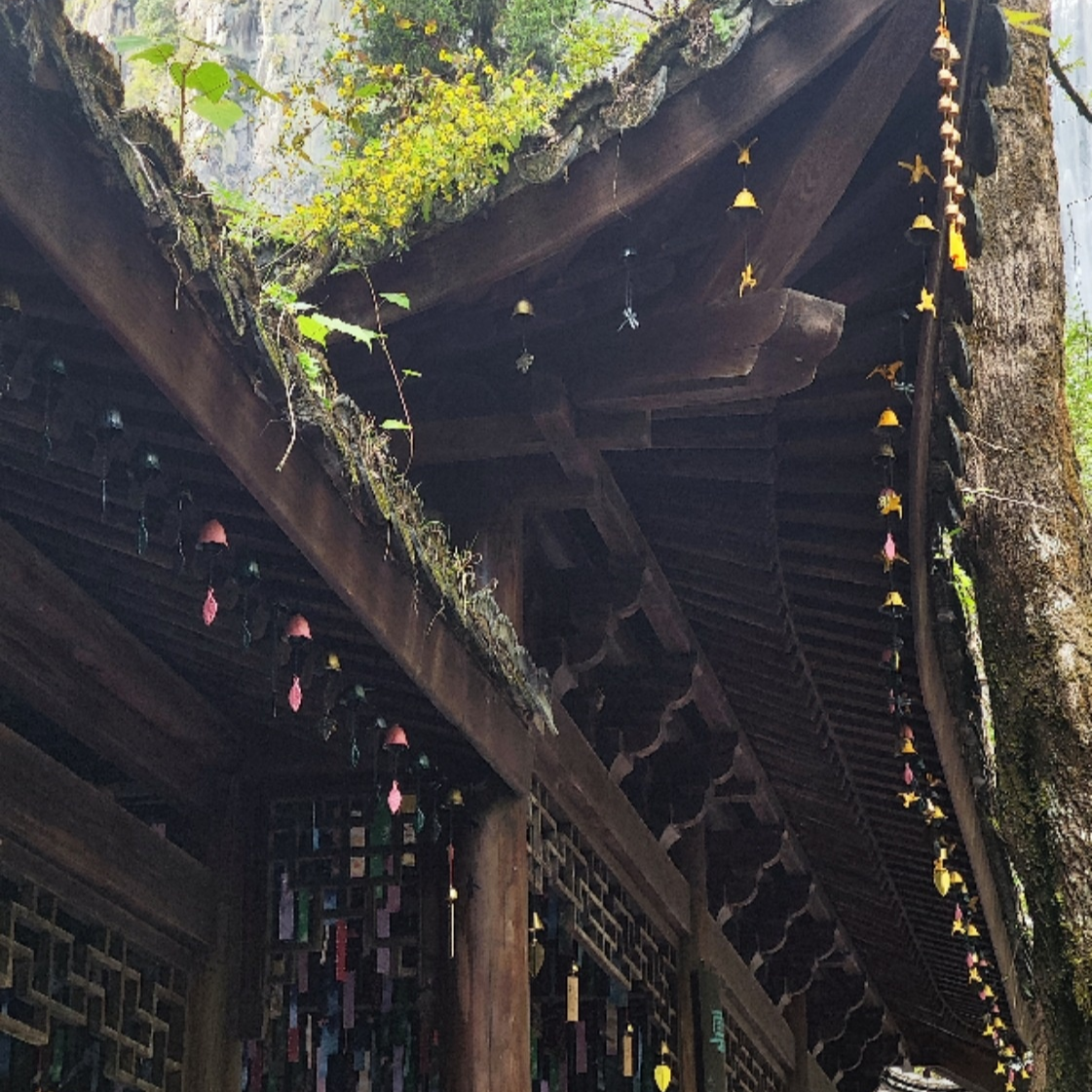 澄んだ音色を奏でる鉄器ふうりんのクローズアップ