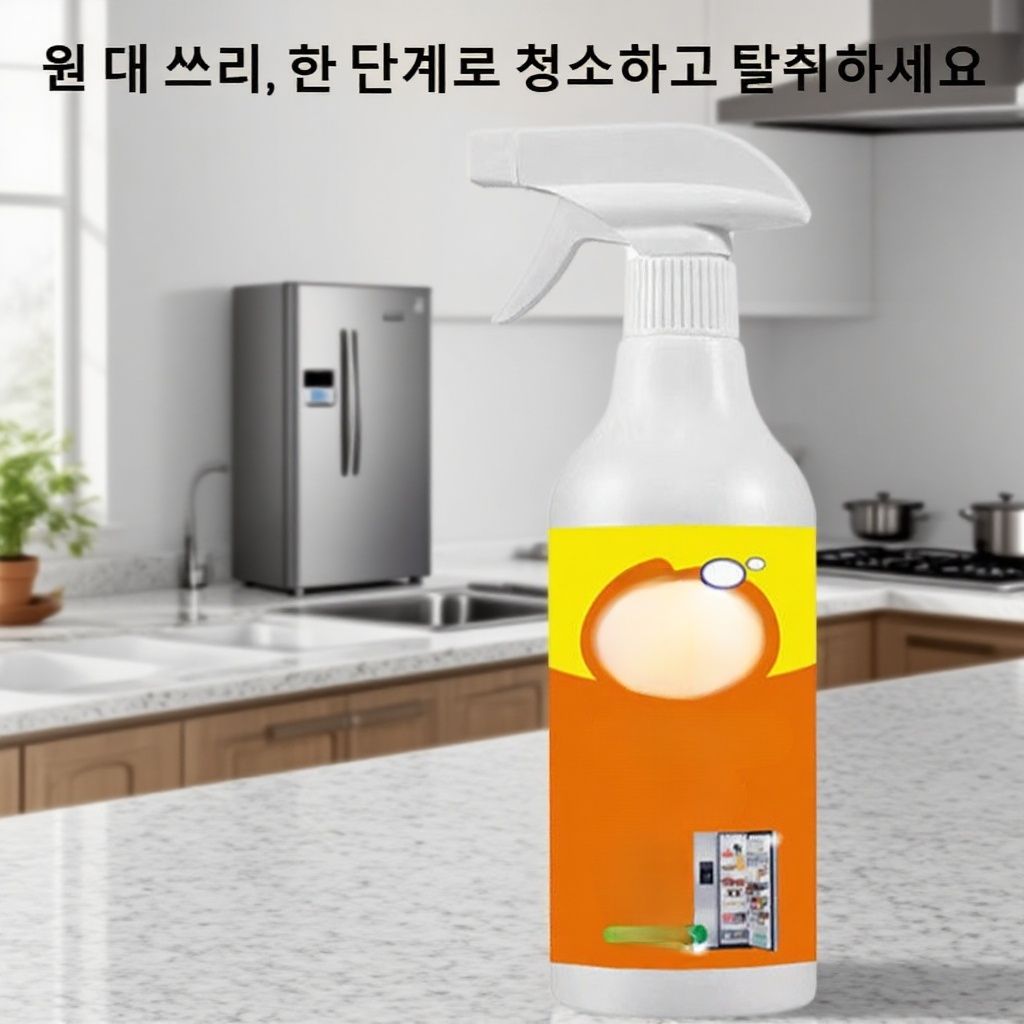 다용도 주방 세정제 기름때 제거 및 냄새 제거