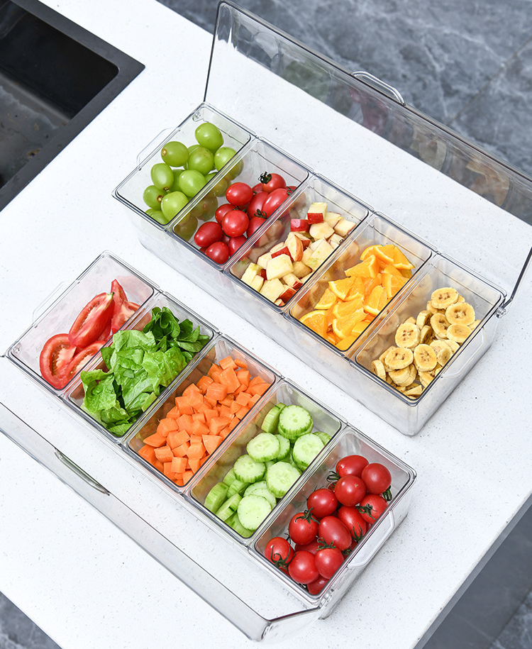 アイスボックス機能で新鮮さを保つサラダボックス