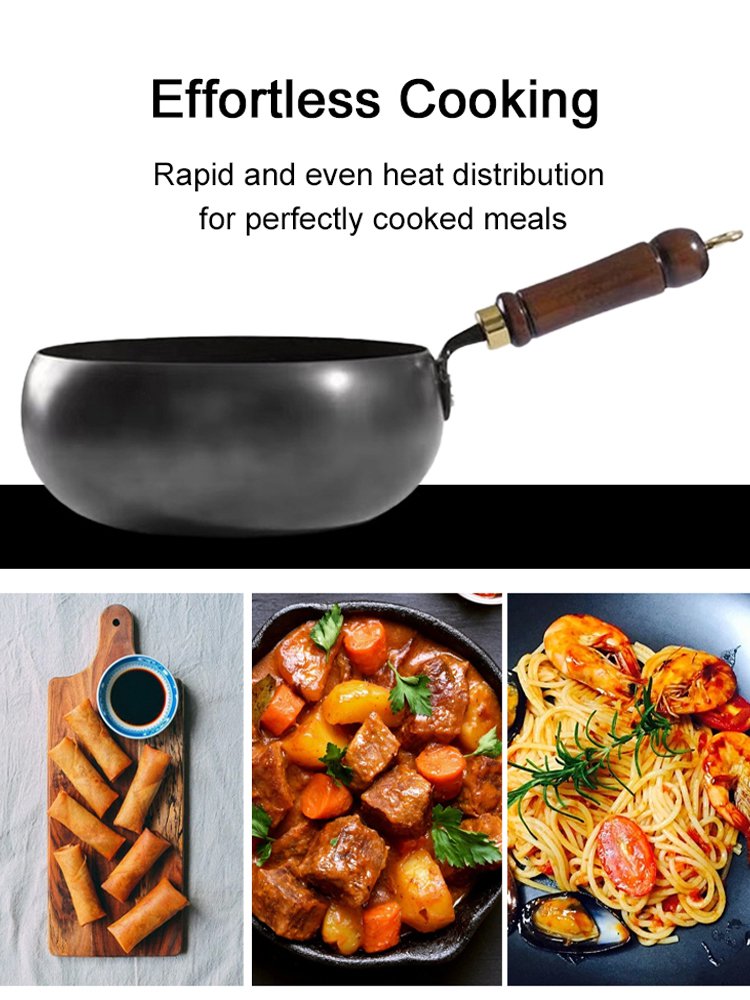 [Uncoated healthy pot] Iron-supplemented pure iron non-stick pot