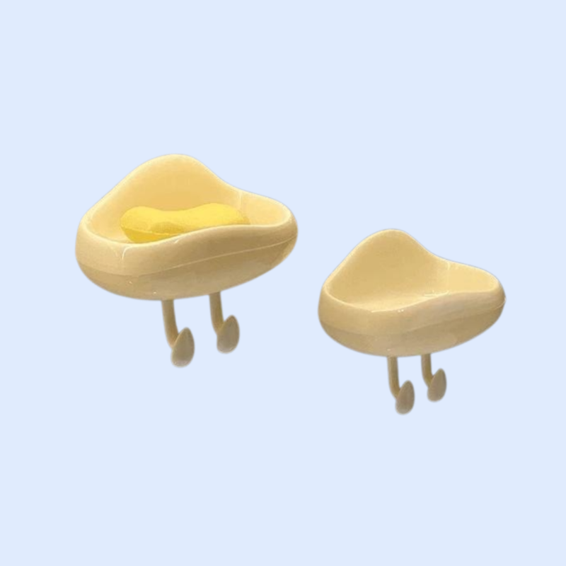かわいい雲の形をした石鹸ケース