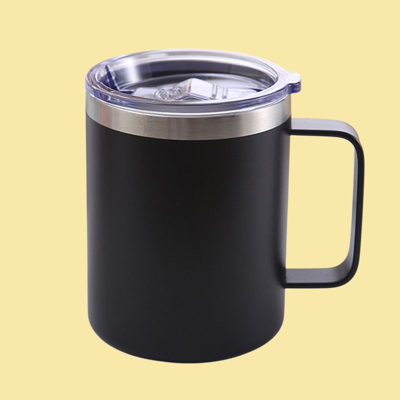 스테인리스 스틸 밴드 핸들 커피 잔