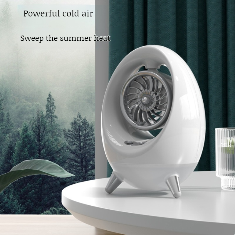 water-cooled air conditioning fan home outdoor portable small chiller usb charging dual spray fan