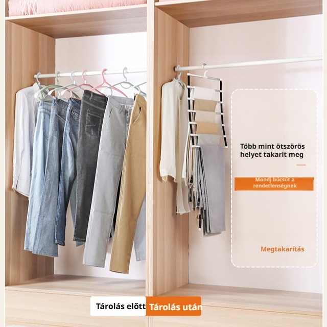 Többszintes összecsukható nadrágtartó 