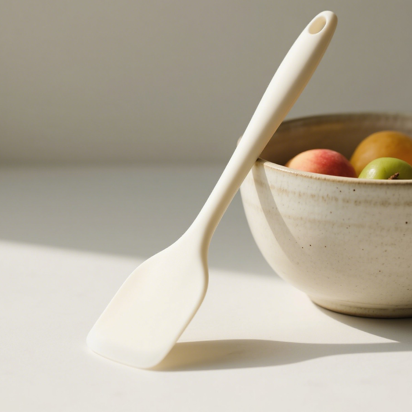 가정용 흰색 실리콘 주걱