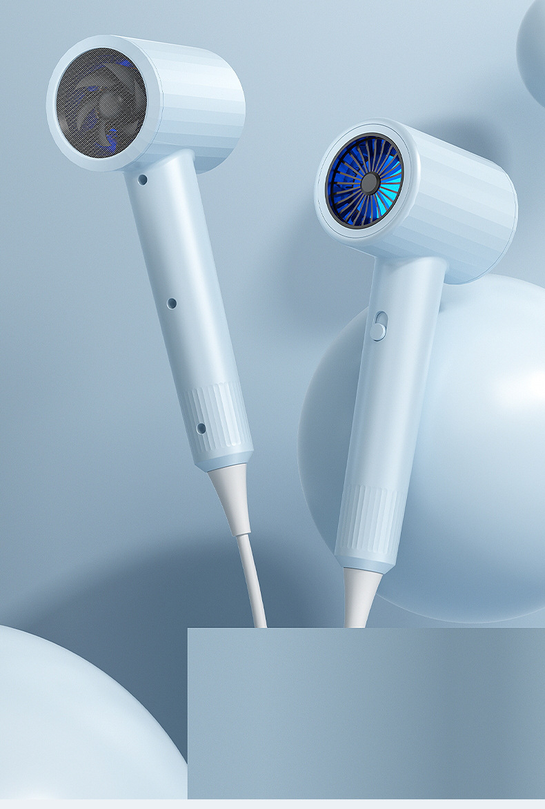 コンパクトデザインのヘアドライヤー全体像