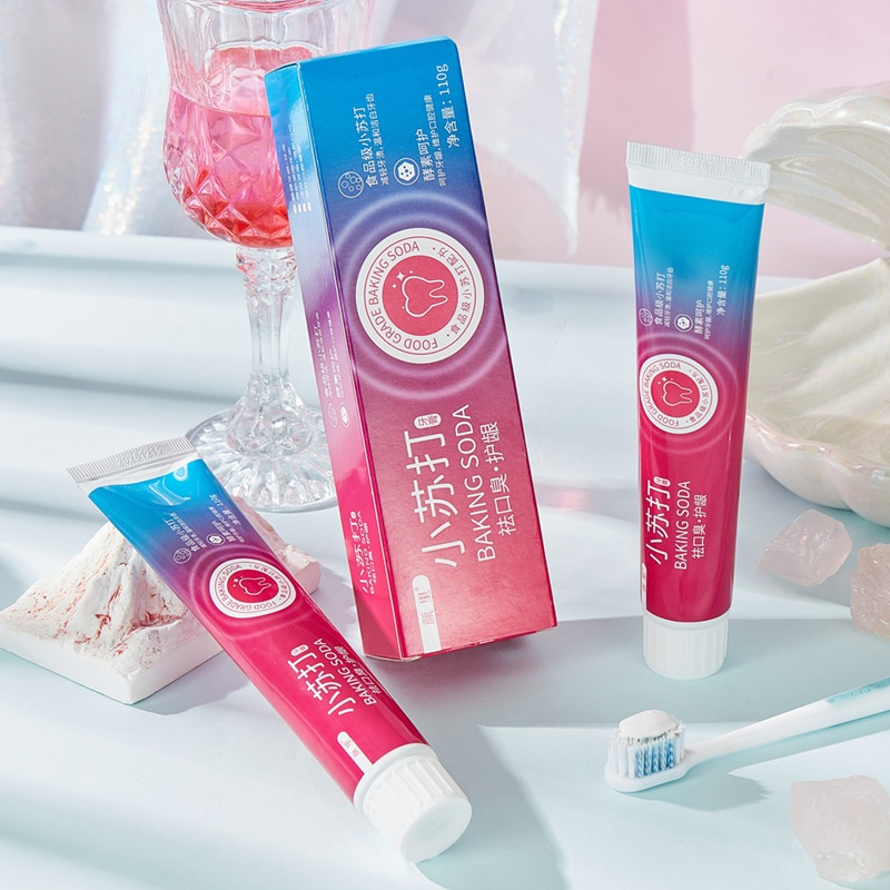 【Desodorante, protección de encías】 Pasta dental con bicarbonato de sodio