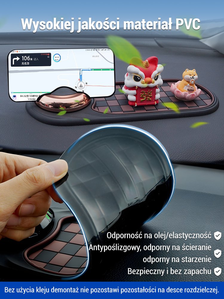 Wielofunkcyjna mata antypoślizgowa do samochodu