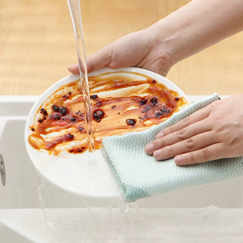 うろこ柄キッチンクロス