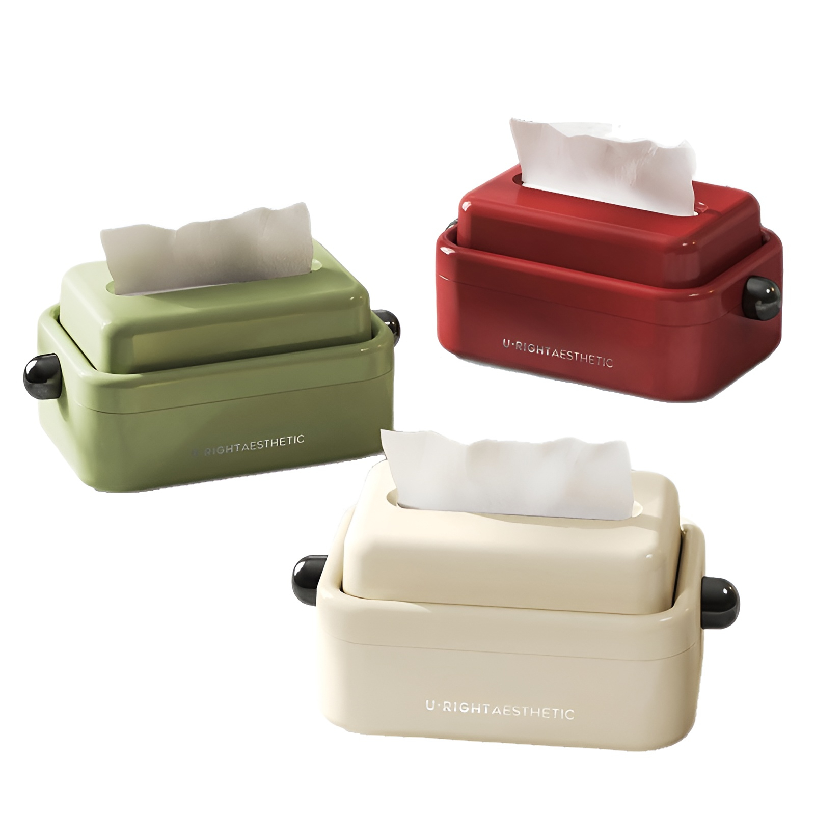 거실용 비주얼 리프트 티슈 케이스 인테리어 사진