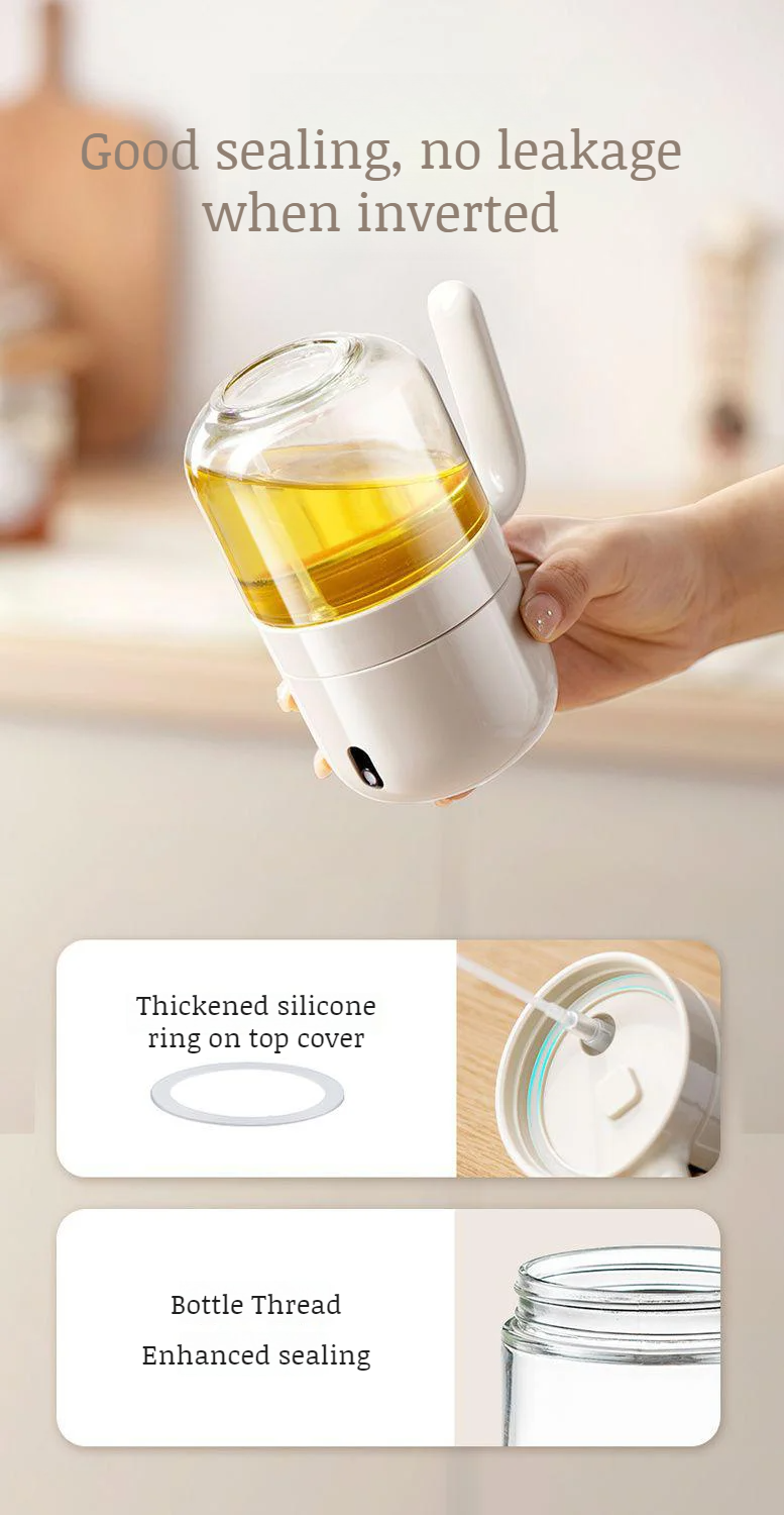 Efficient oil sprayer for evenly coating food