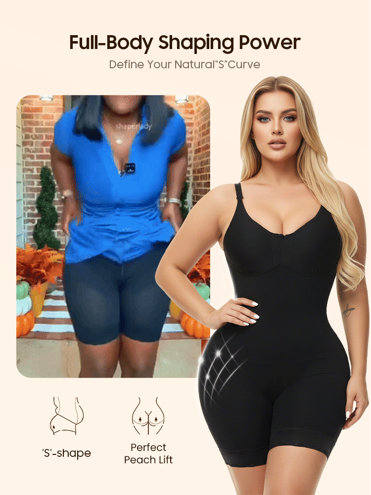 Backless shapewear bodysuit