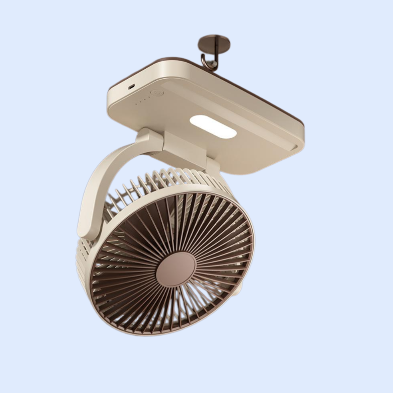 戶外露營吊式桌上型充電風扇