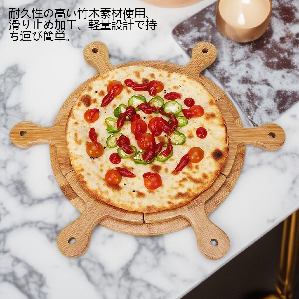 キッチン多目的竹木トレイ