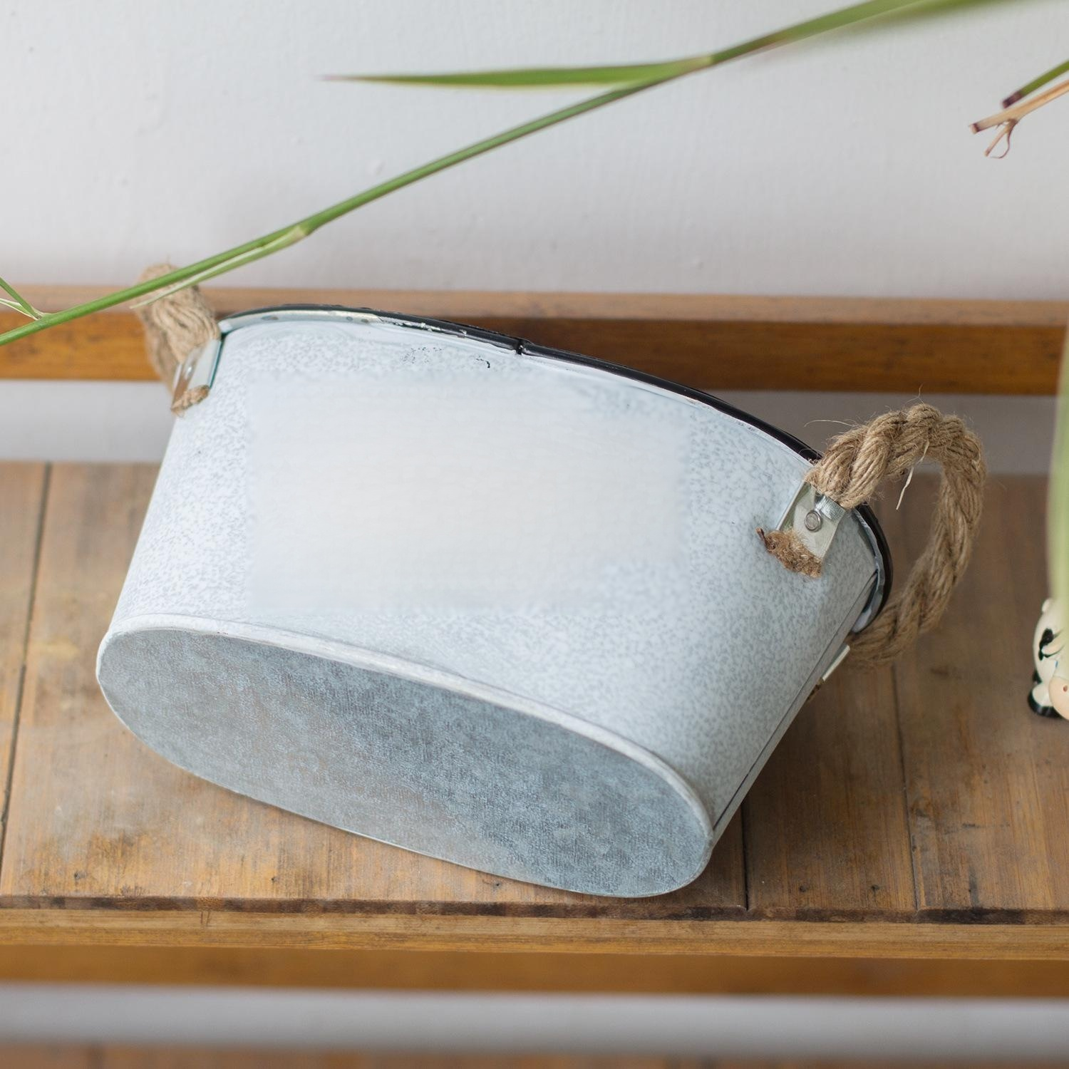 French retro simple iron succulent plant fashion small flower pot flower