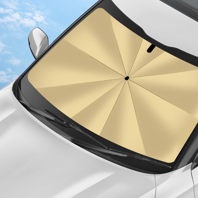 Frontscheiben gebräunte sonnenschirme gegen verdunstung auf autos