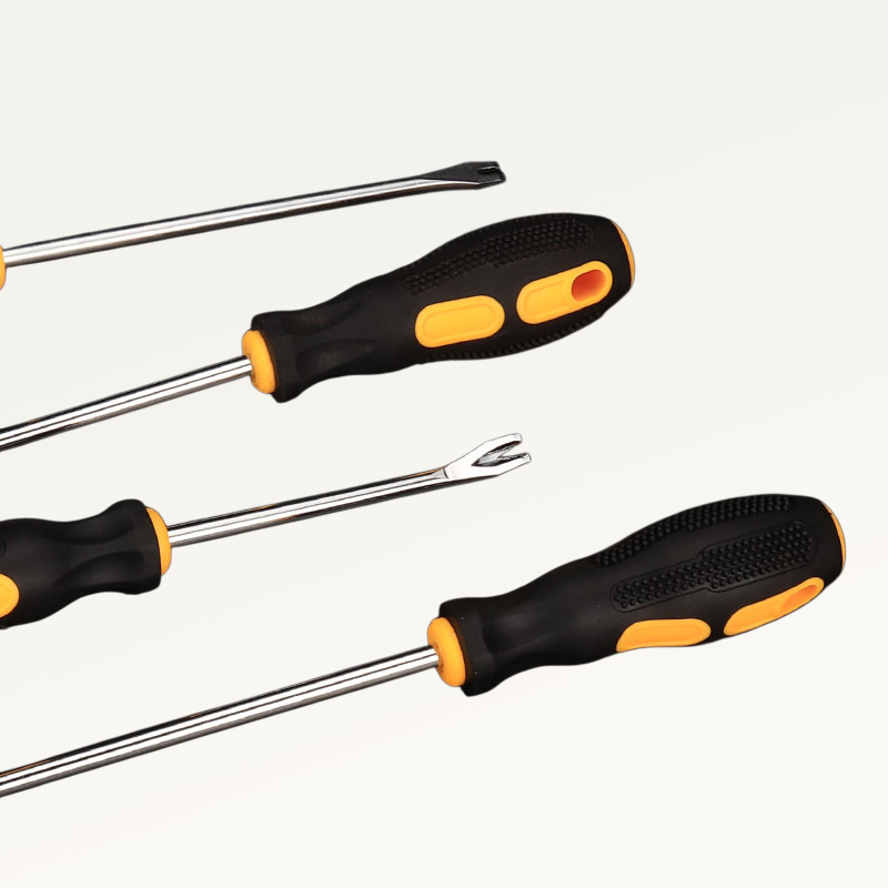Wear-resistant and durable screwdriver opening nail remover